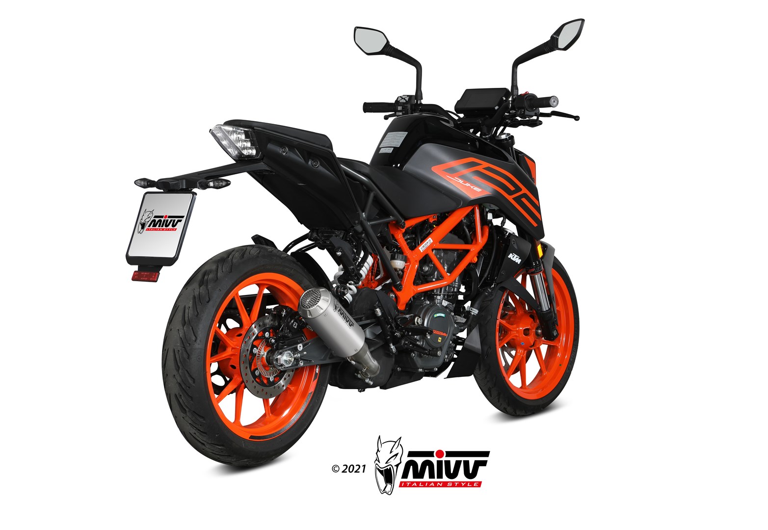 MIVV MK3 Slip On uitlaat KTM 125 / 390 Duke (2021-2023) BI-1114823001 4