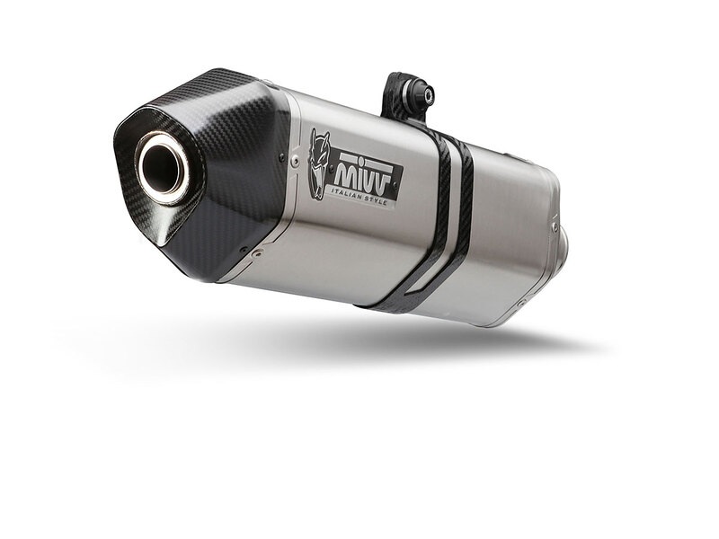 MIVV Speed Edge Slip On uitlaat Benelli TRK 502 X (2018-) BI-1125718001
