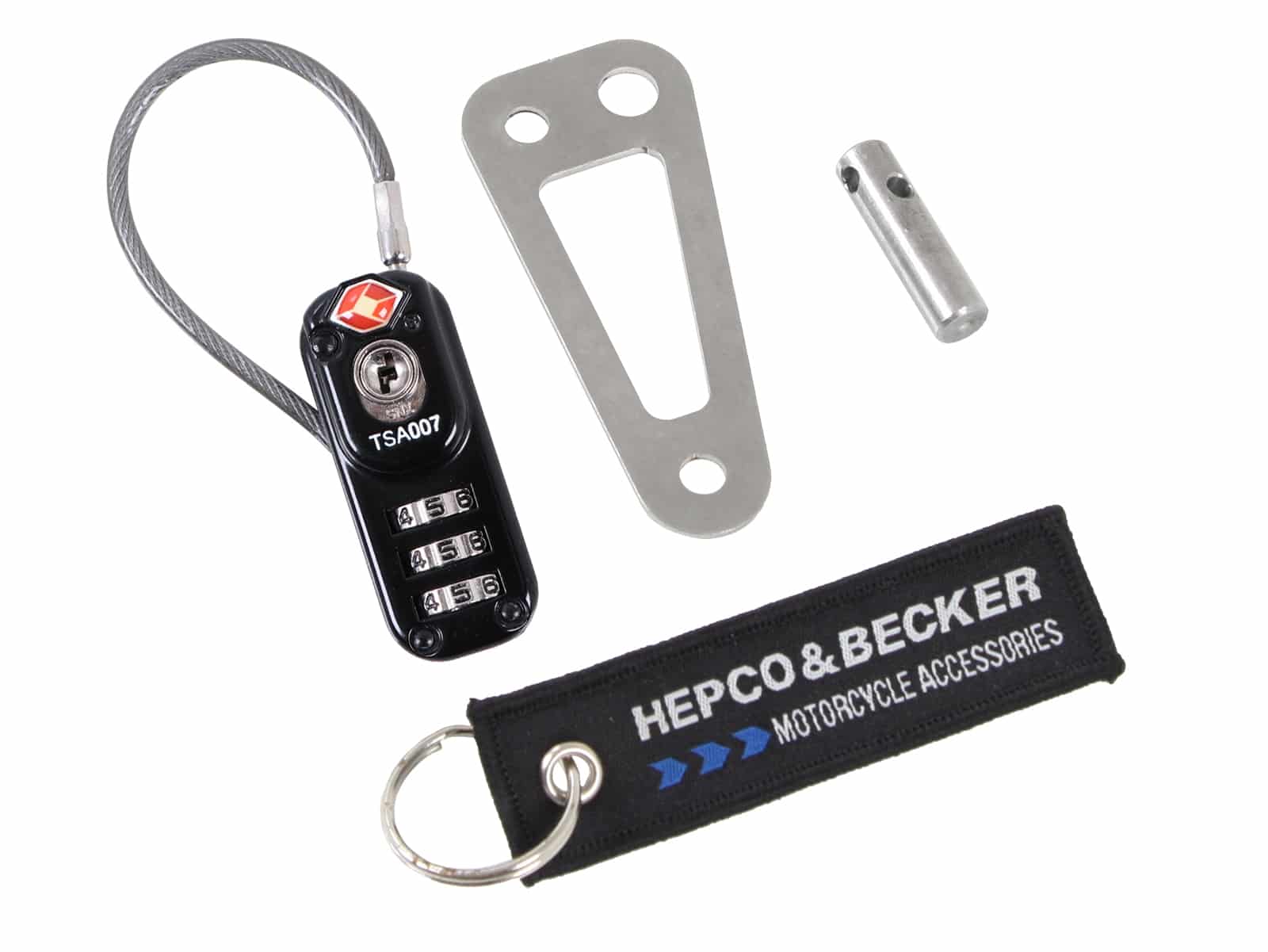 Hepco en Becker diefstal beveiliging tanktas