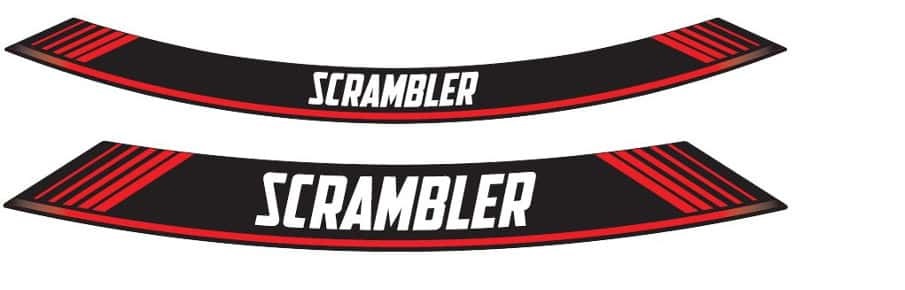 Velg stickers Ducati Scrambler vanaf 2015
