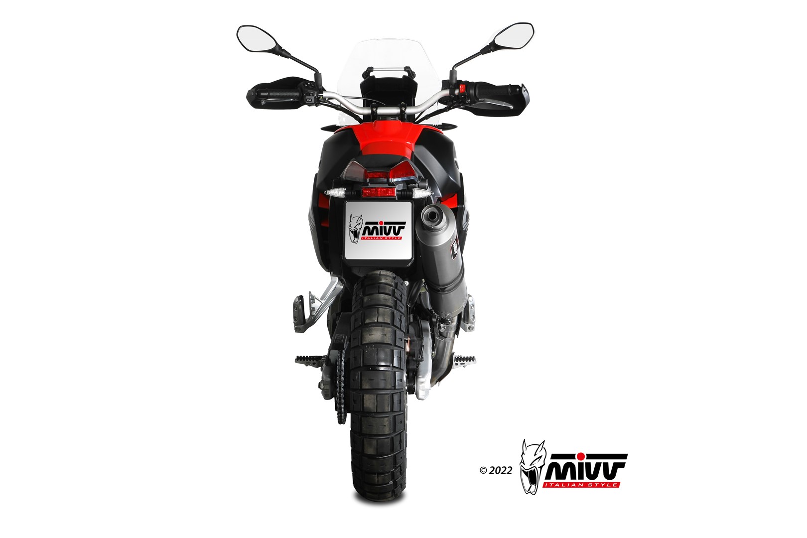 MIVV Dakar Slip On uitlaat Aprilia Tuareg 660 (2022-) BI-1116609 3