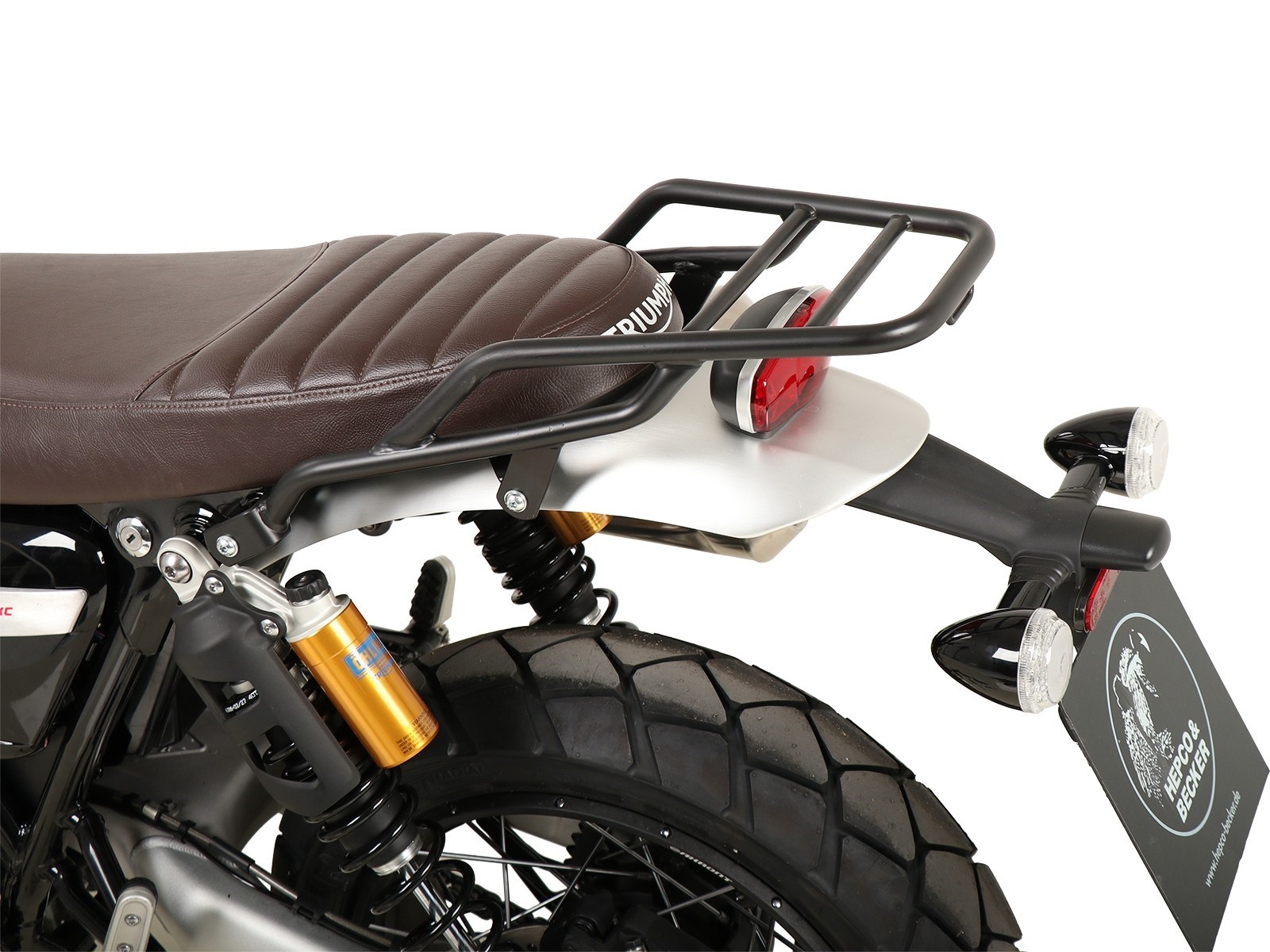 Hepco en Becker bagage drager Triumph Scrambler 1200 XE Tuberack