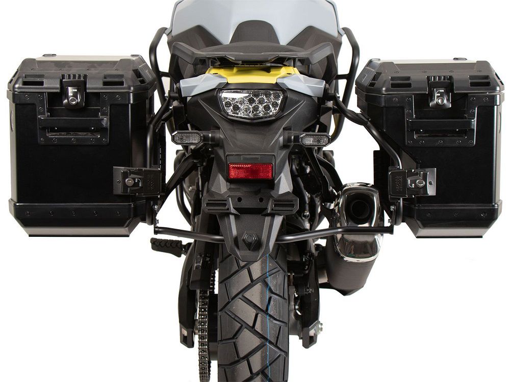 Hepco en Becker zijkoffers Suzuki V-Strom 800 DE v.a 2023 cutout