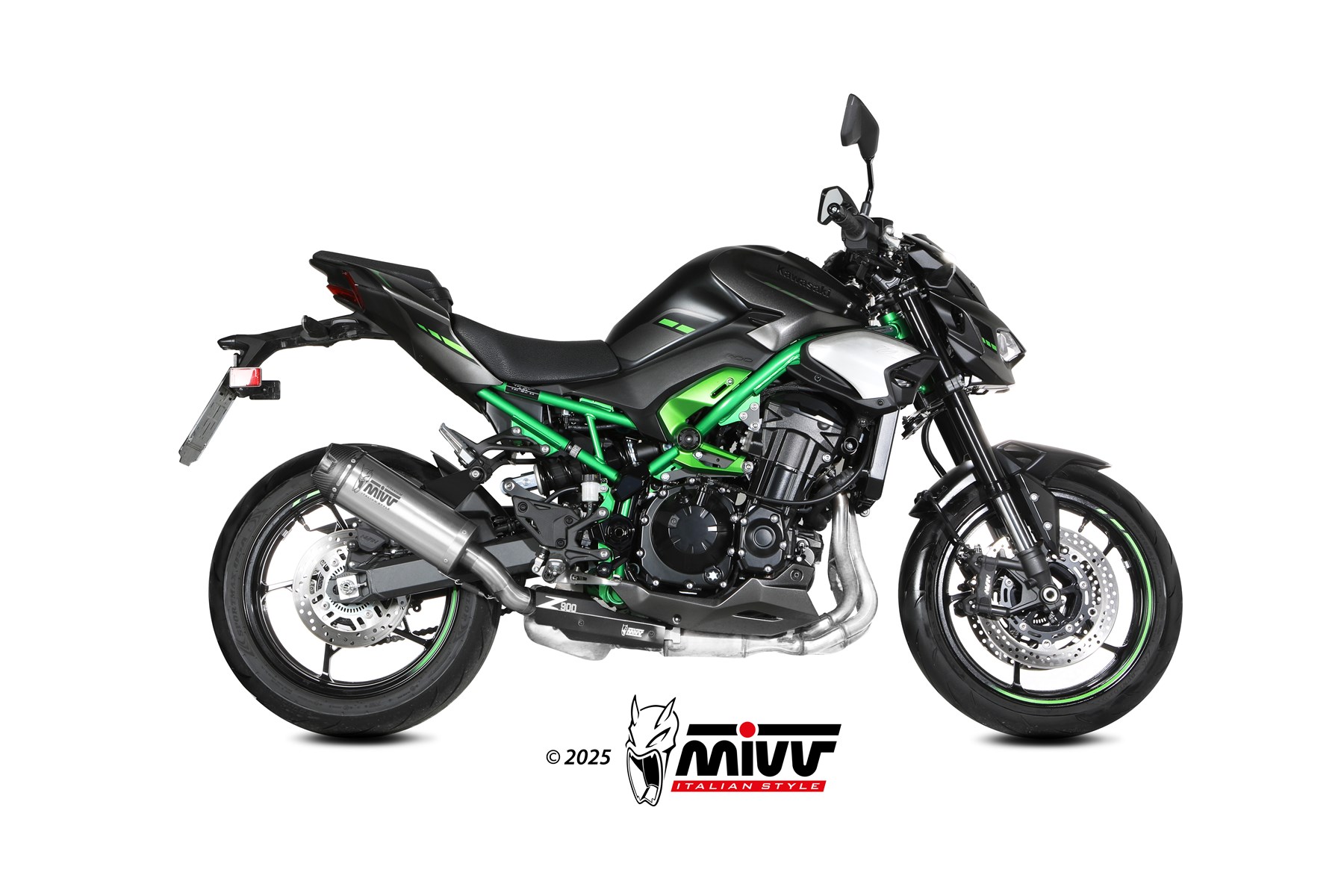 MIVV AK-1 Slip On uitlaat Kawasaki Z900 / SE (2025-) BI-1150002001 1