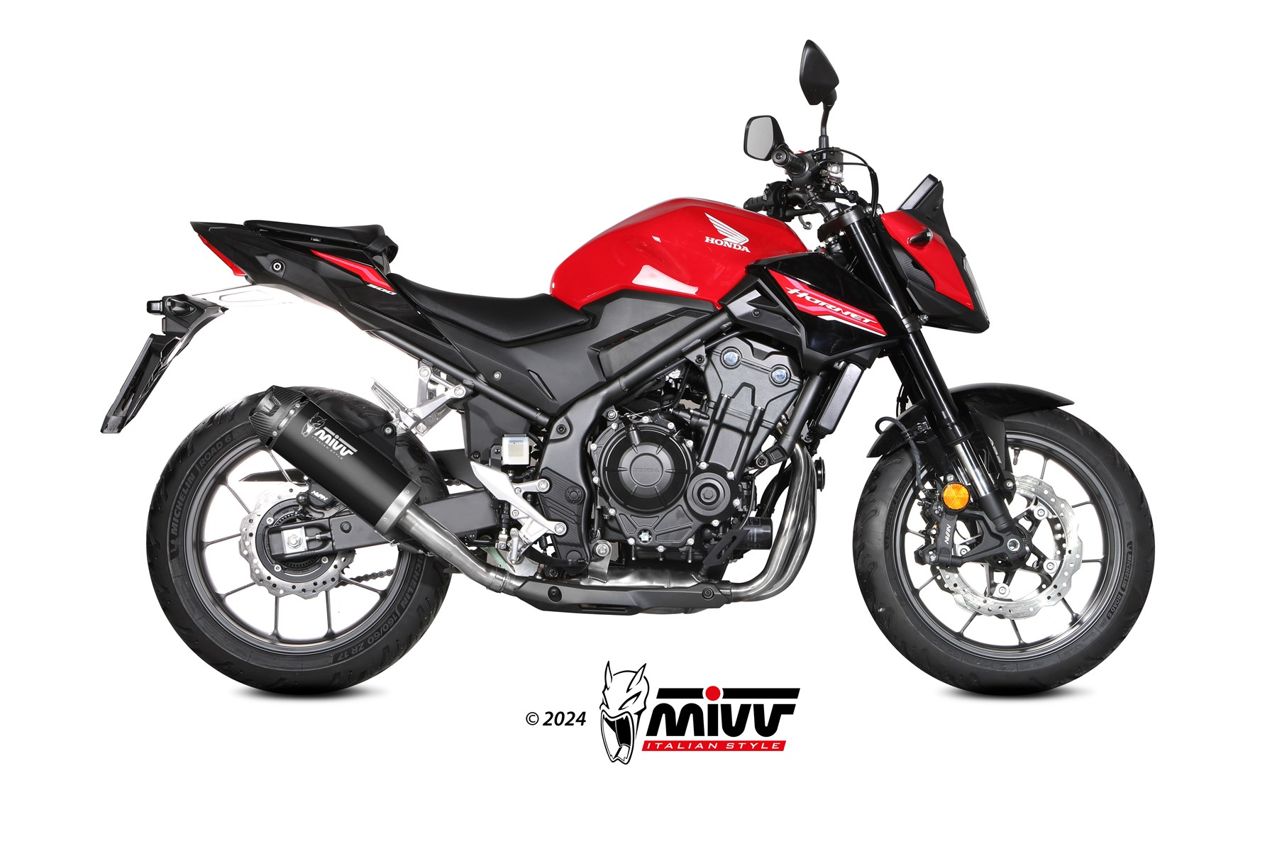 MIVV AK-1 Slip On uitlaat Honda CB500 Hornet (2024-) BI-1147851001 1