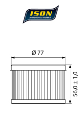 Ison 401 oliefilter