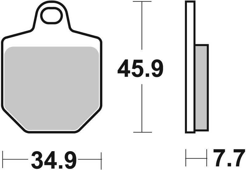 Brembo remblokken KTM 450 SMR (2007-2014) SE07GR76SA 1