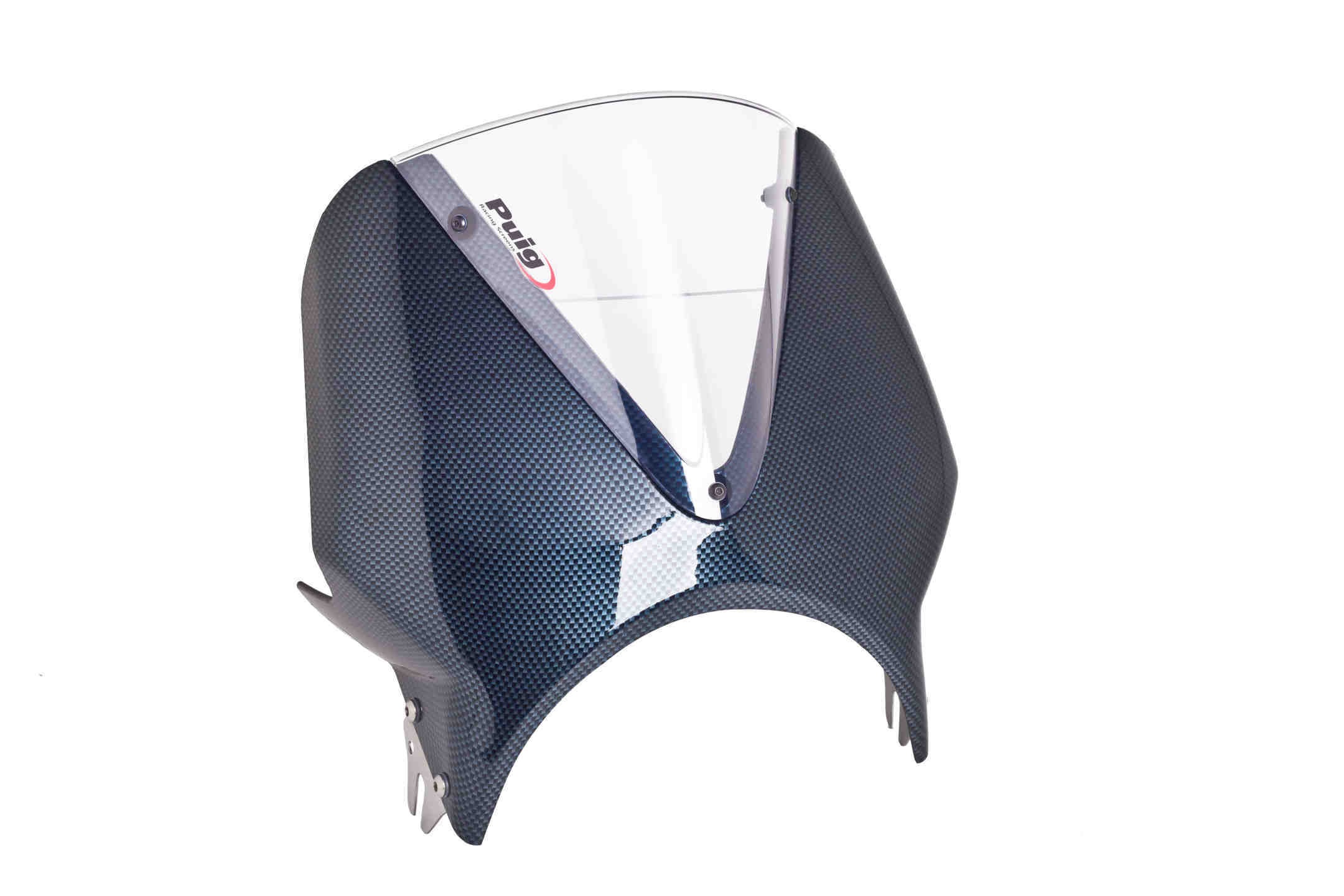 Puig universeel windscherm met carbon look kuipje 
