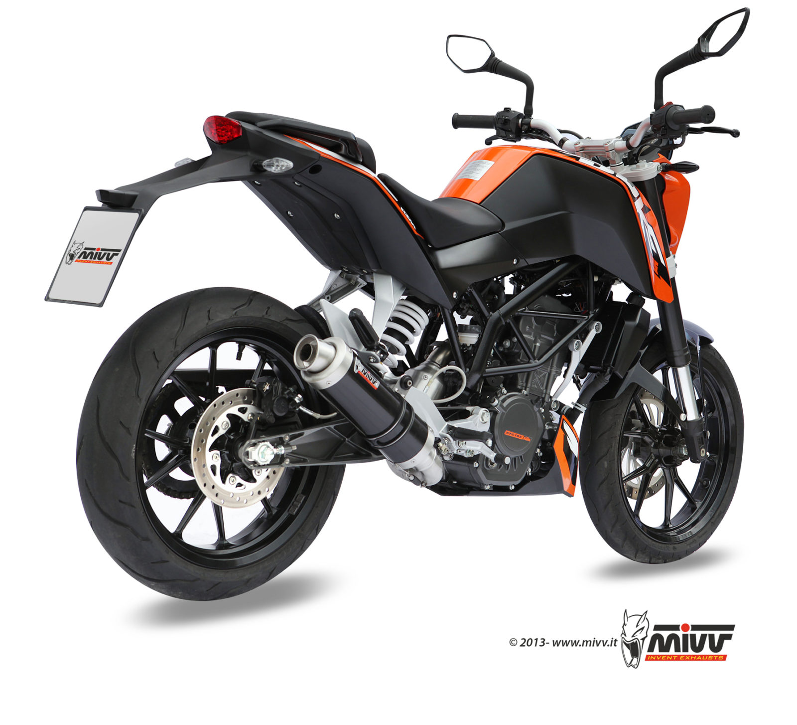MIVV GP compleet uitlaatsysteem KTM 125 / 200 Duke (2011-2016) BI-1088423001 2