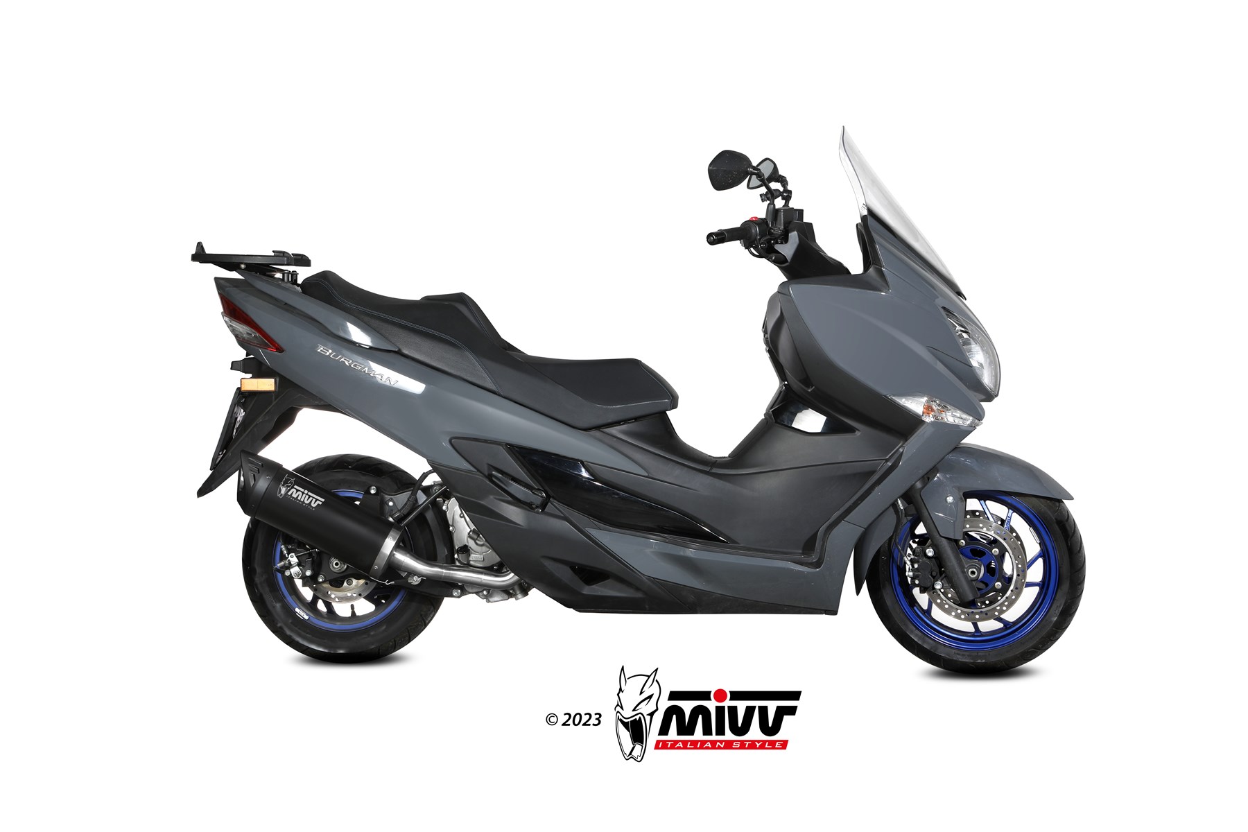 MIVV Mover Slip On uitlaat Suzuki Burgman 400 ABS (2022-2024) BI-1126781 2
