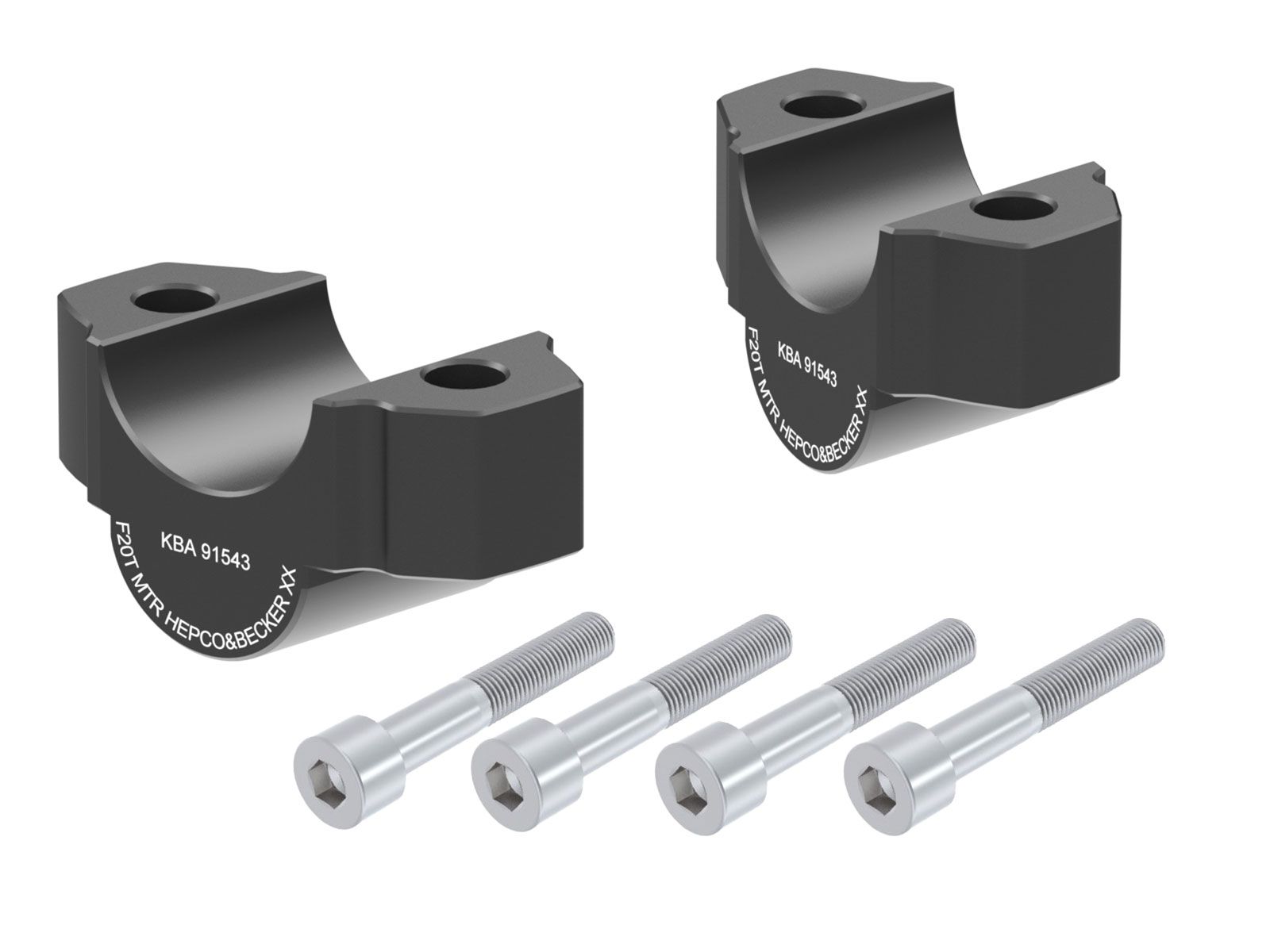 Hepco en Becker stuur rizers 20 mm Yamaha Niken / GT (2018-2025) HE423545652001