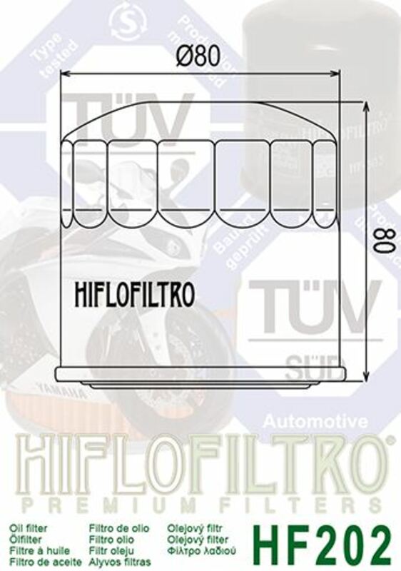 Hiflo HF202 oliefilter BI-1000518 1