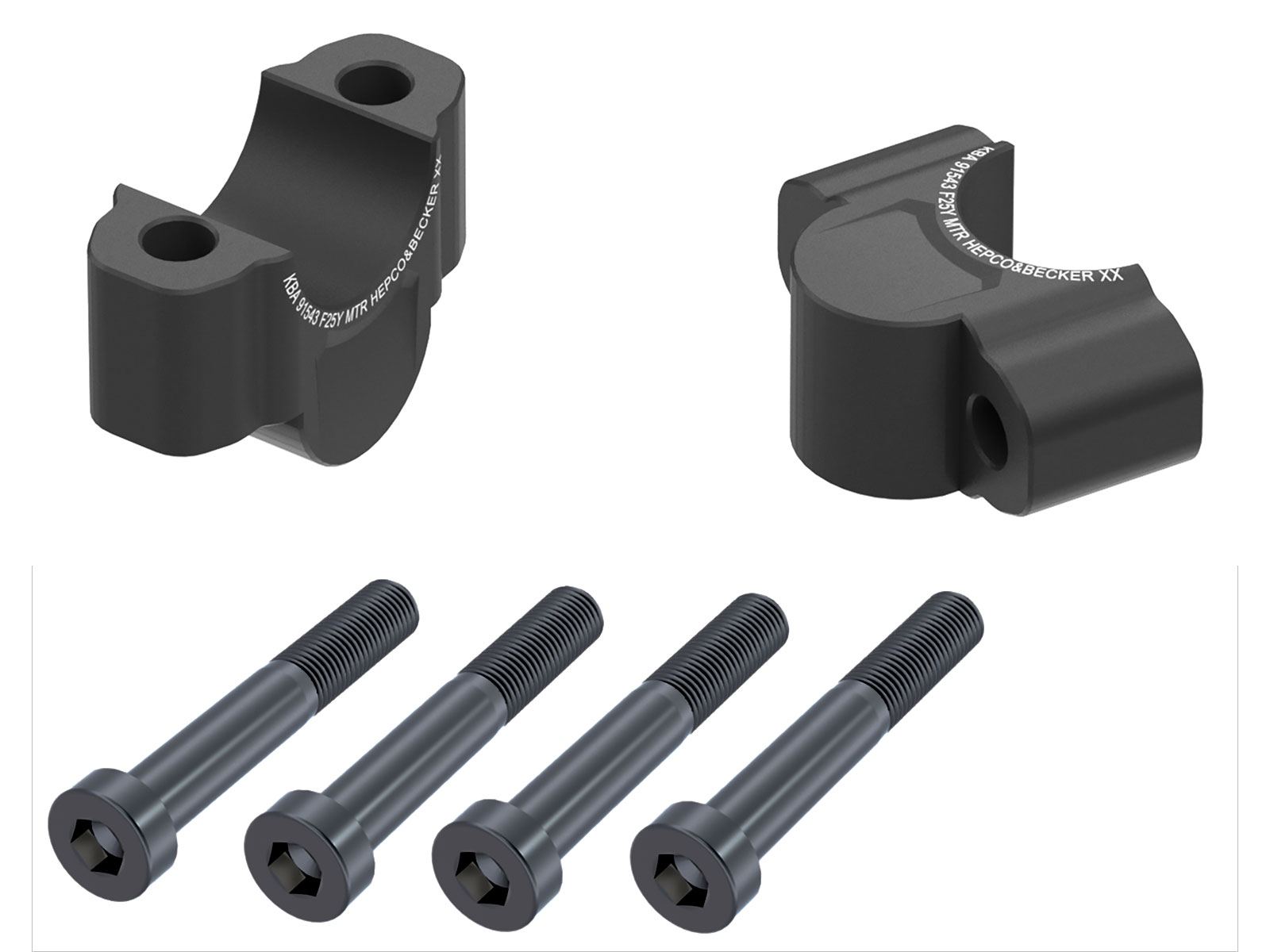 Hepco en Becker stuur rizers 25 mm Yamaha Tenere 700 Rally (2025-) HE423545832501 1