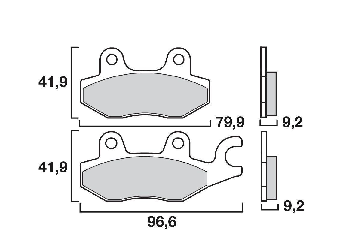 Brembo remblokken