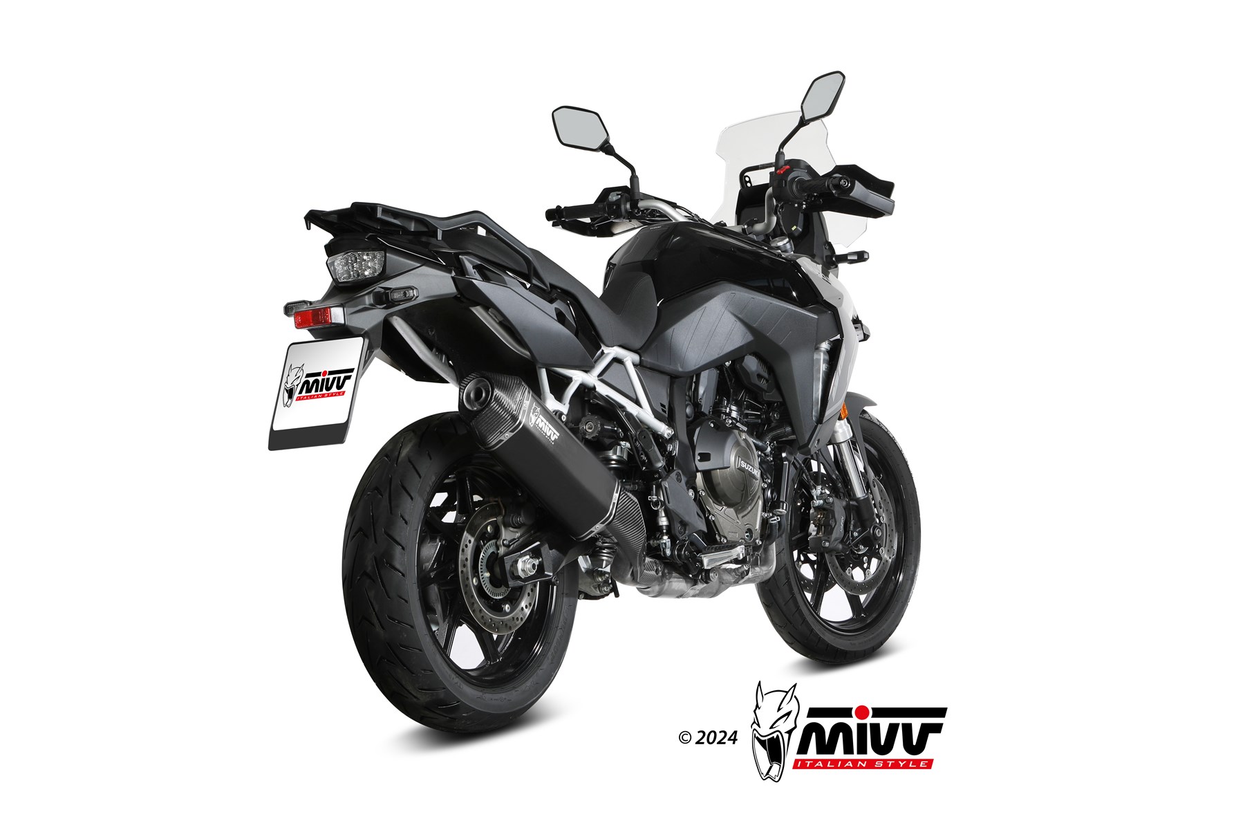 MIVV Speed Edge Slip On uitlaat Suzuki V-Strom 800 / DE (2023-) BI-1124804001 3