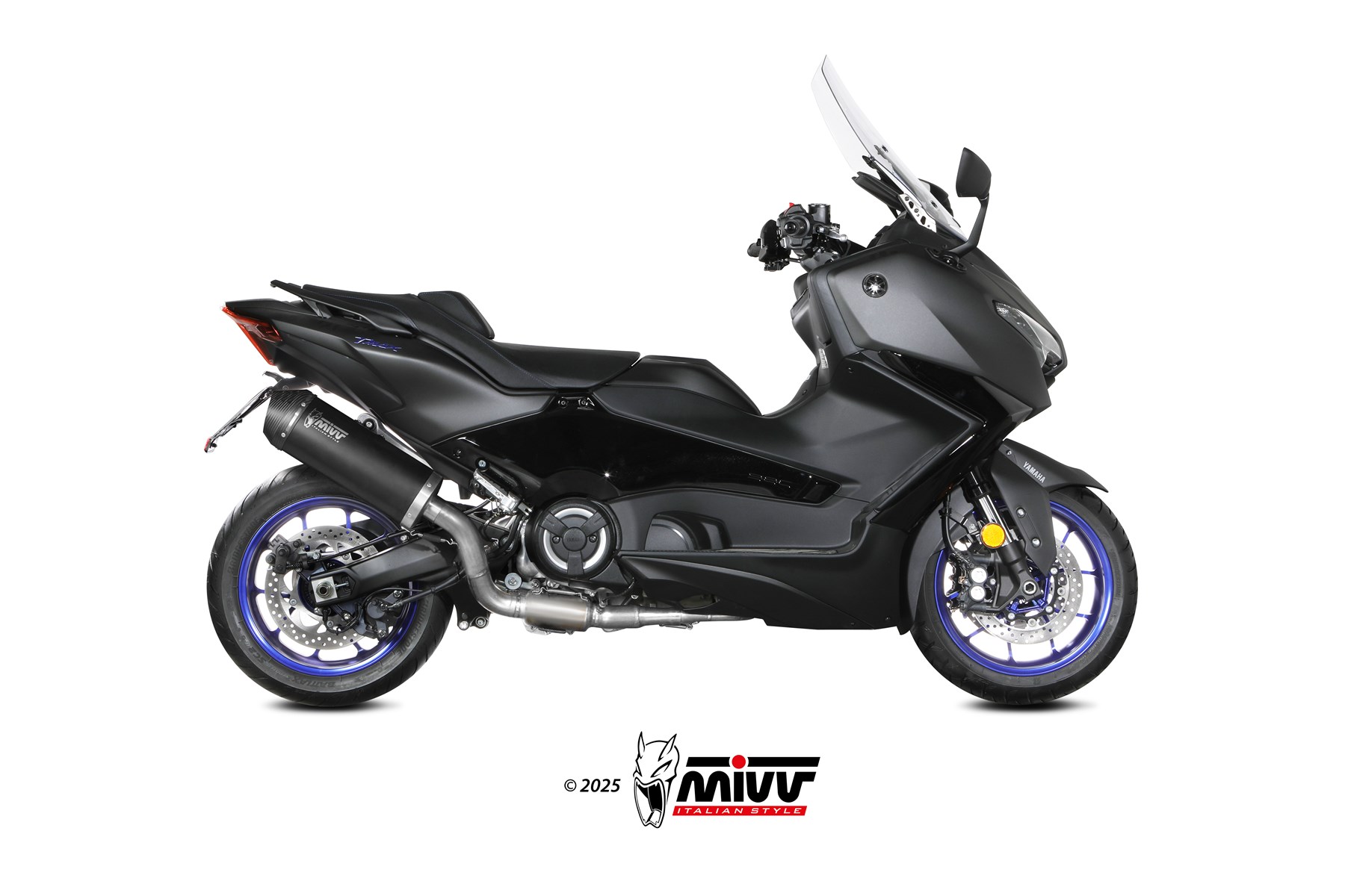 MIVV Oval compleet uitlaatsysteem Yamaha Tmax (2025-) BI-1150007001 1