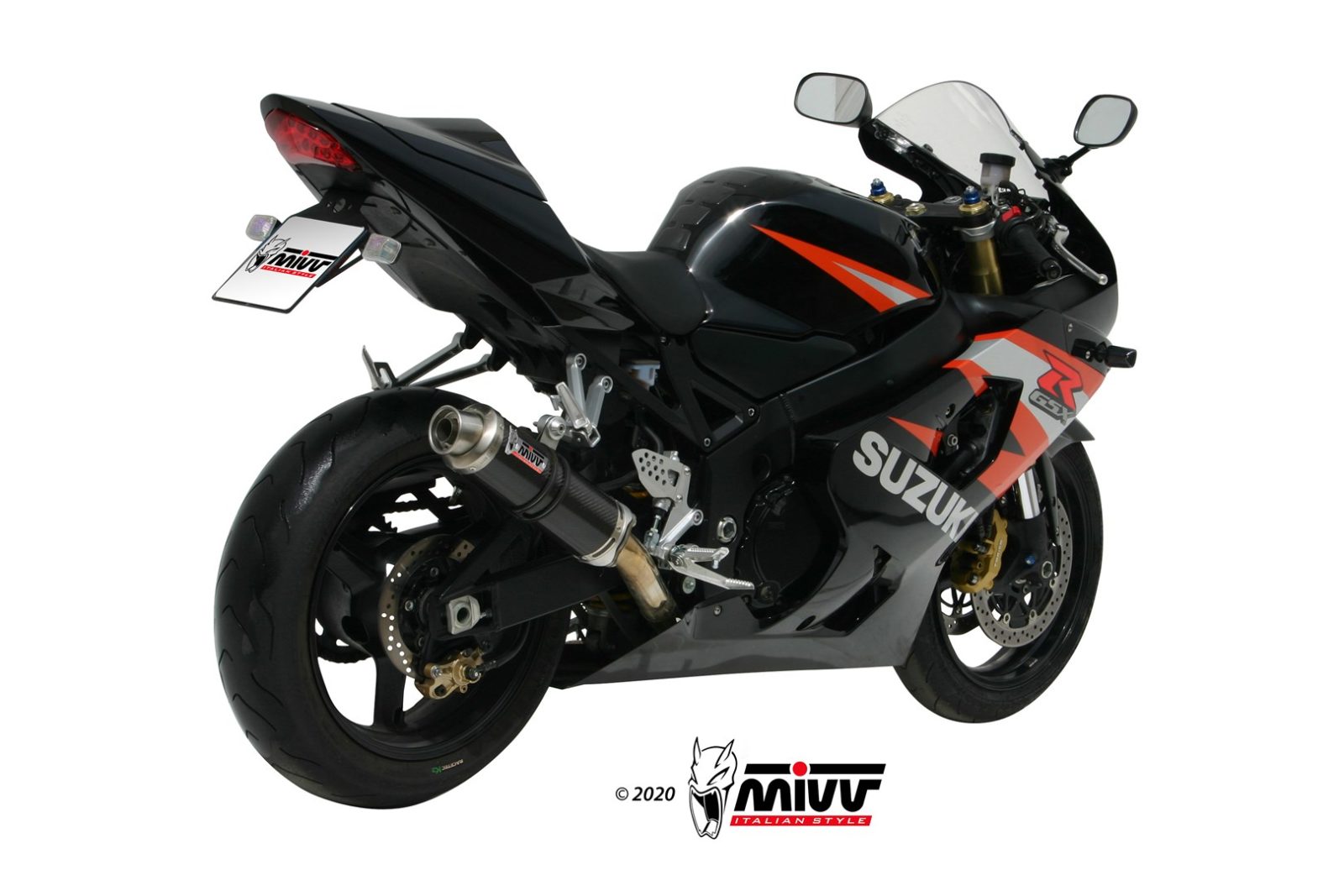 MIVV GP Bolt On uitlaat Suzuki GSX-R600 / 750 (2004-2005) BI-1088660001 2