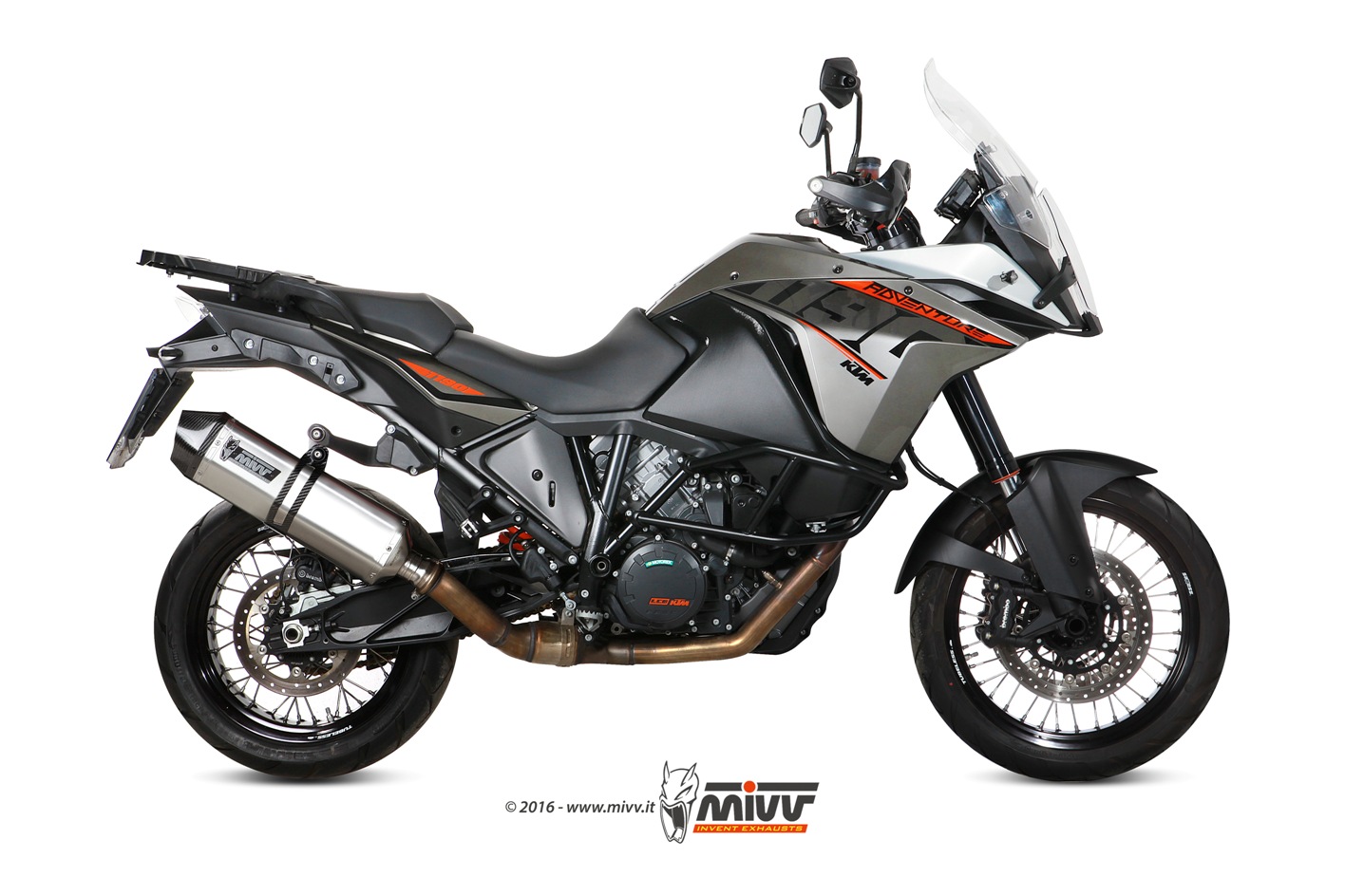 MIVV Speed Edge Slip On uitlaat KTM 1050 / 1090 / 1190 / 1290 Adventure (2015-2020) BI-1088591002 2