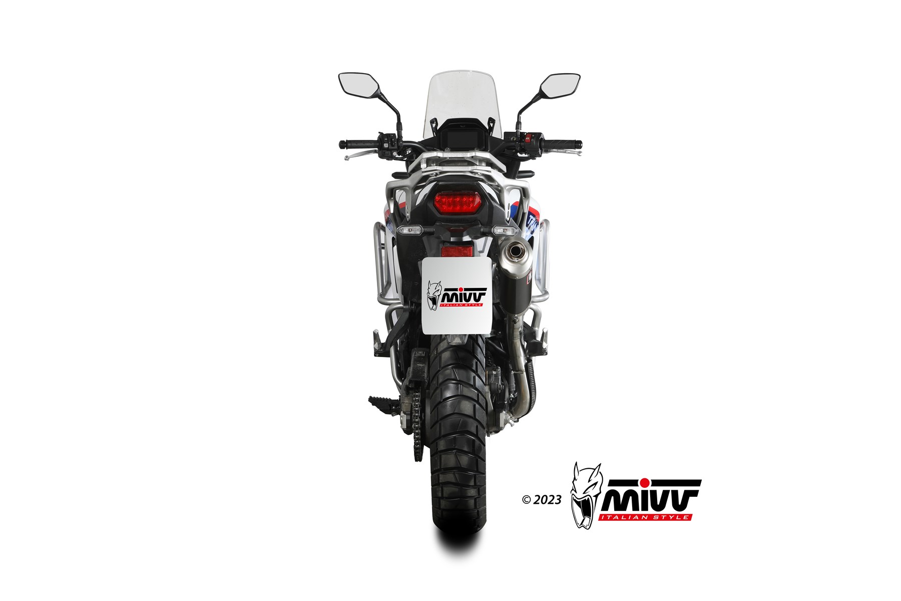 MIVV Dakar Slip On uitlaat Honda XL750 Transalp (2023-) BI-1124709001 3