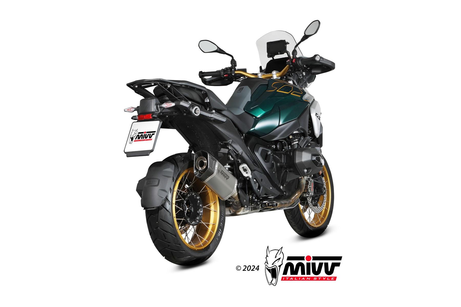 MIVV SR-1 Slip On uitlaat BMW R1300GS / Adventure (2023-) BI-1126655001 2