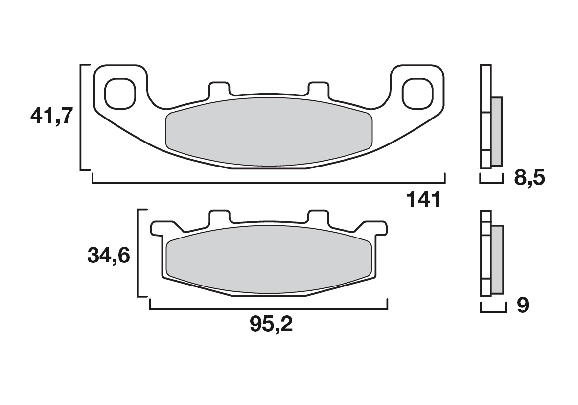 Brembo remblokken