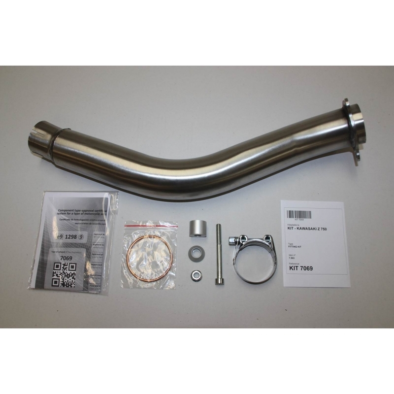 Ixil Hexoval Xtrem Evolution uitlaat Kawasaki Z750 / S (2003-2006) BI-1113702001 1