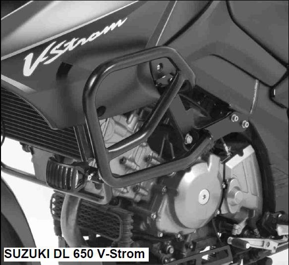 Hepco en Becker valbeugels Suzuki DL 650 V-Strom 2004-2011