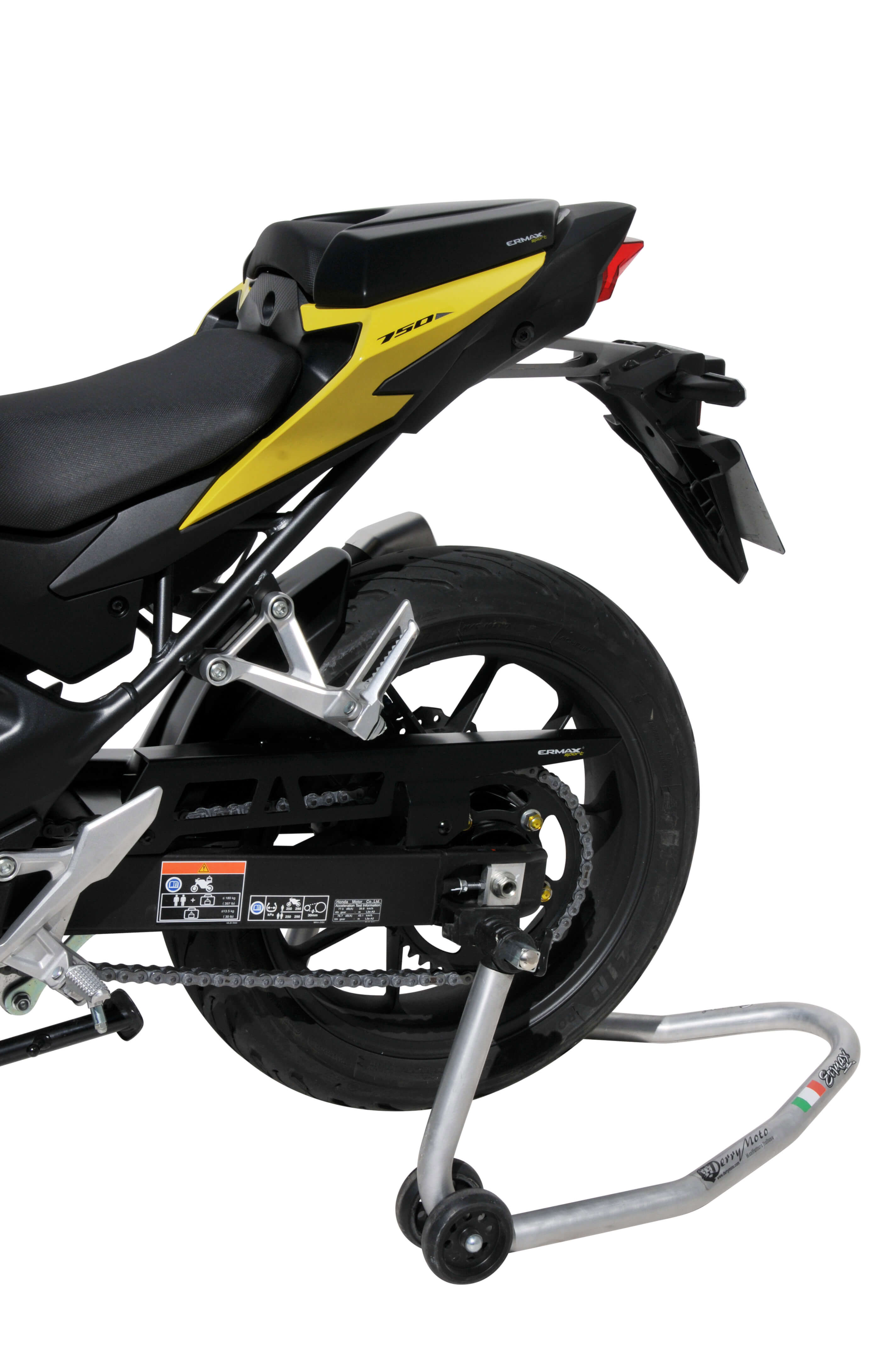 Ermax achterspatbord Honda CB750 Hornet 2023-2024 Ongespoten E7301T24-00 1