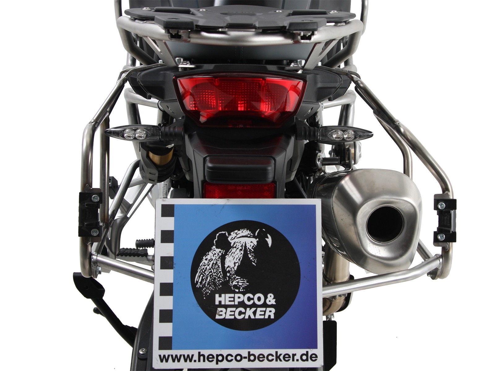 Hepco en Becker zijkoffers BMW F750GS vanaf 2018 cutout