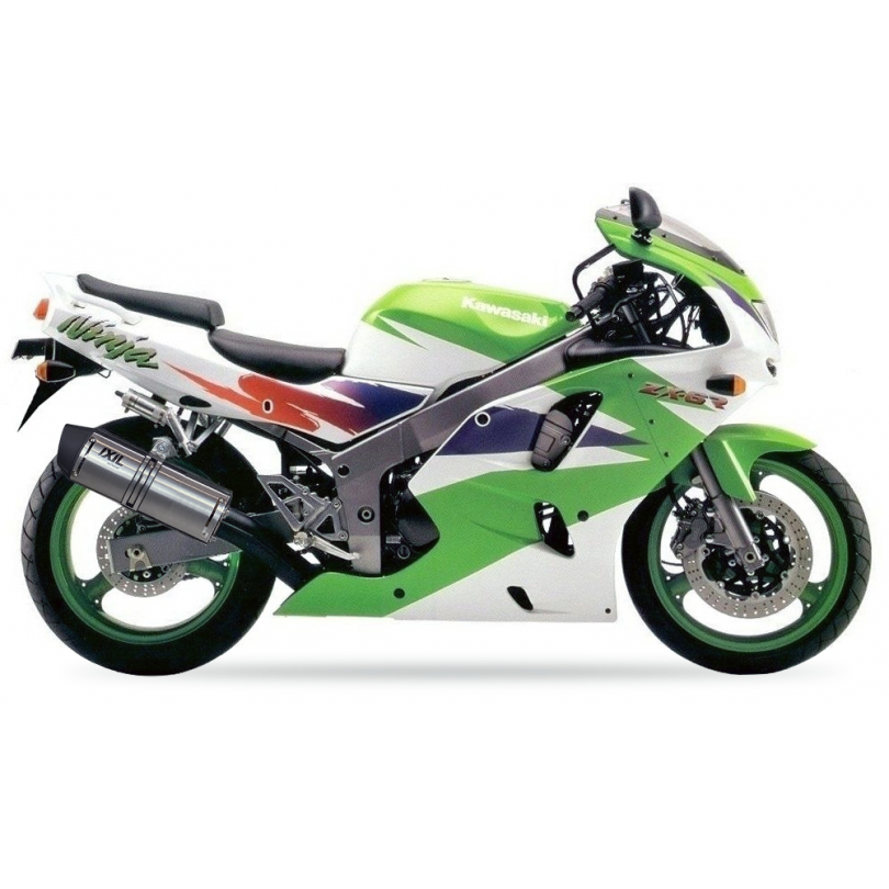 Ixil Hexoval Xtrem Evolution uitlaat Kawasaki ZX-6R (1995-1997) BI-1111294 2