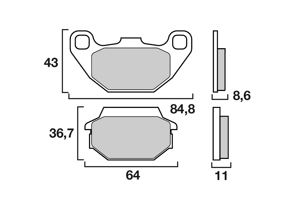 Brembo remblokken