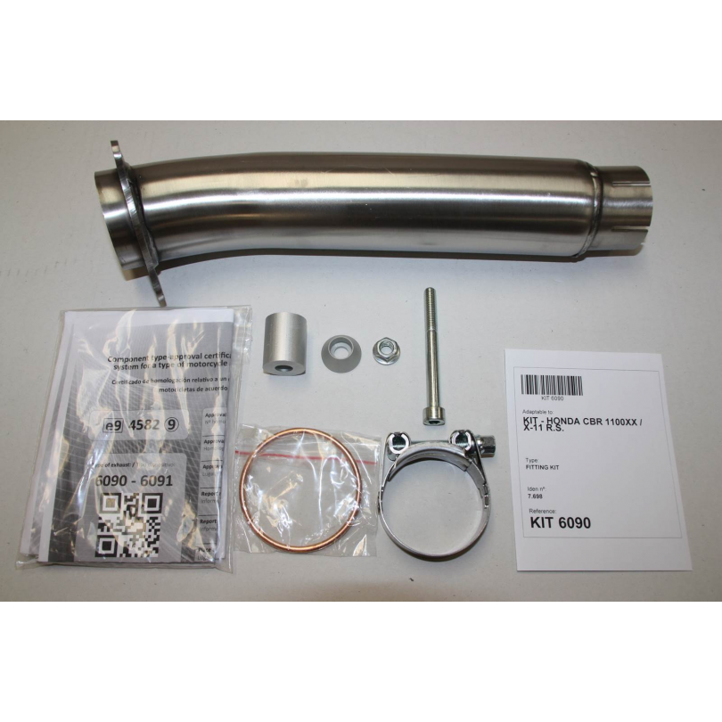 Ixil Hexoval Xtrem Evolution uitlaat Honda CBR1100XX Blackbird (1996-2007) BI-3070761 2