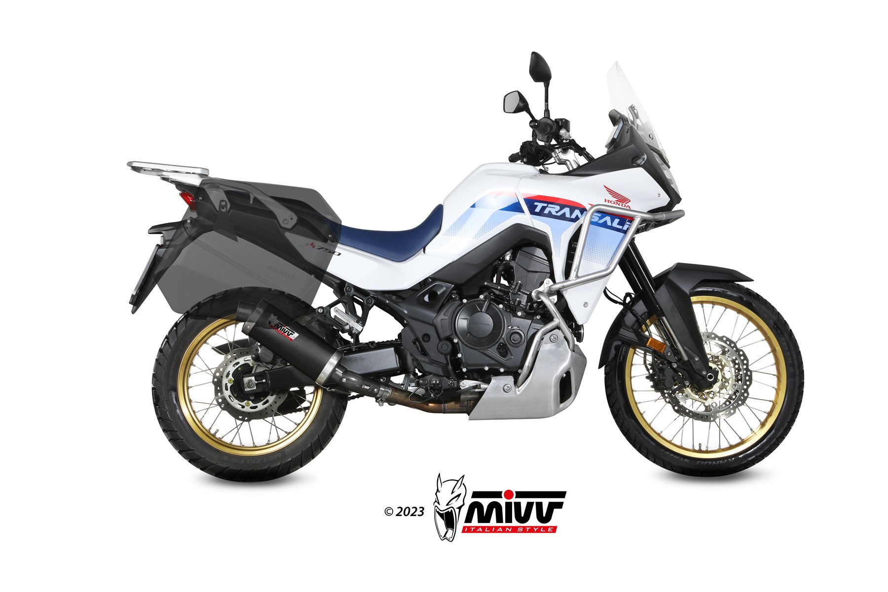 MIVV Oval Slip On uitlaat Honda XL750 Transalp (2023-) BI-1124708001 2