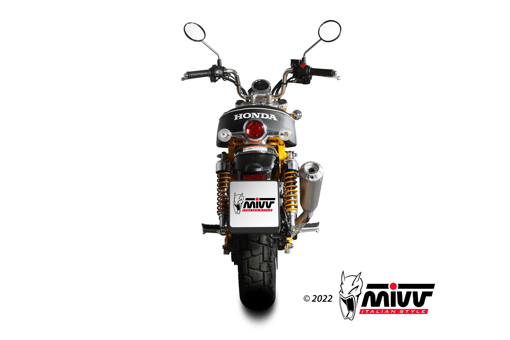 MIVV X-M1 Slip On uitlaat Honda Monkey Z125 ABS (2018-2024) BI-1124747 3