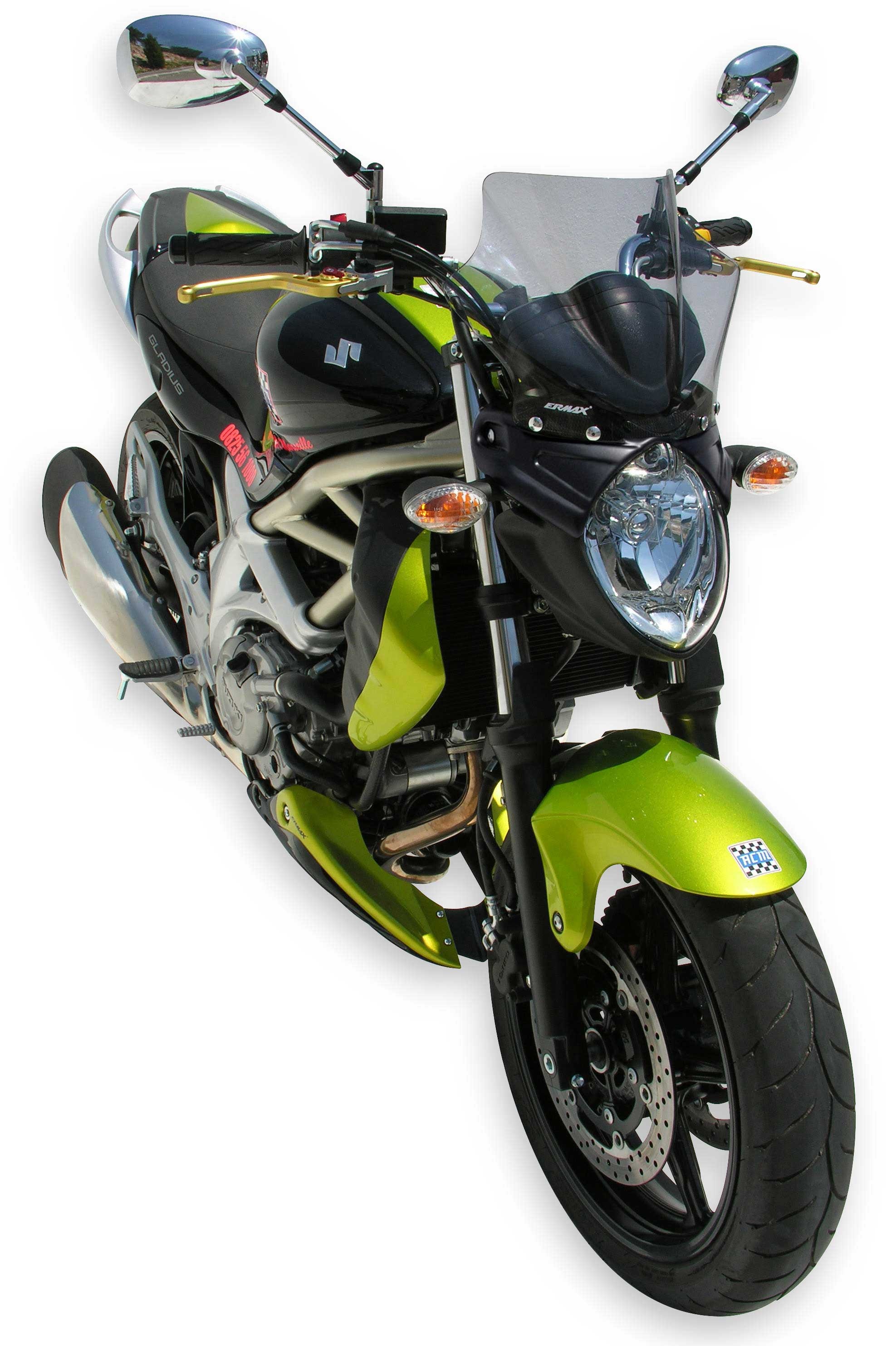 Ermax windscherm Suzuki Gladius 650 SVF vanaf 2009 nose