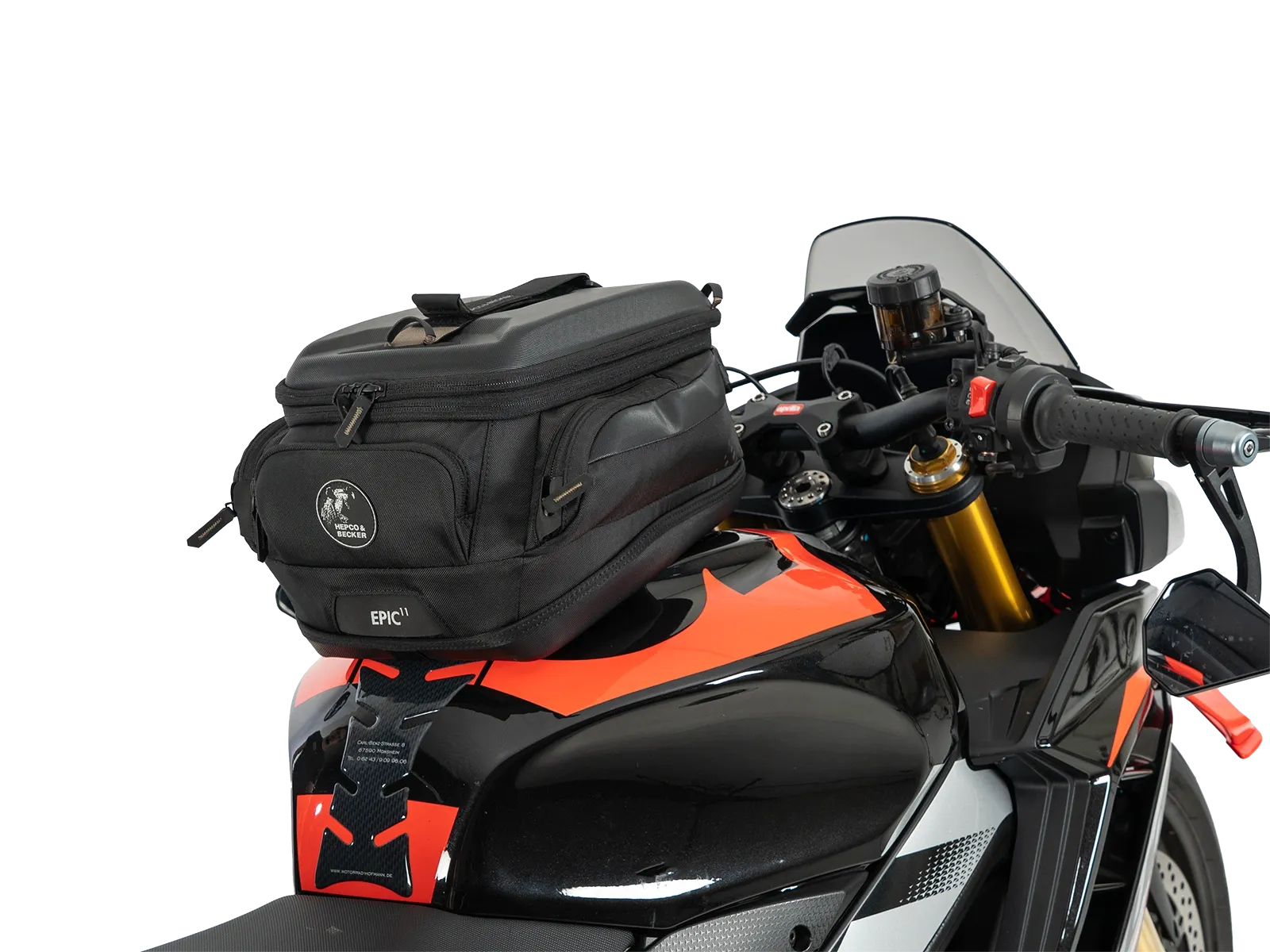 Hepco en Becker bevestiging Tanktas Aprilia Tuono V4 1100 / Factory (2025-) HE51677160009 10