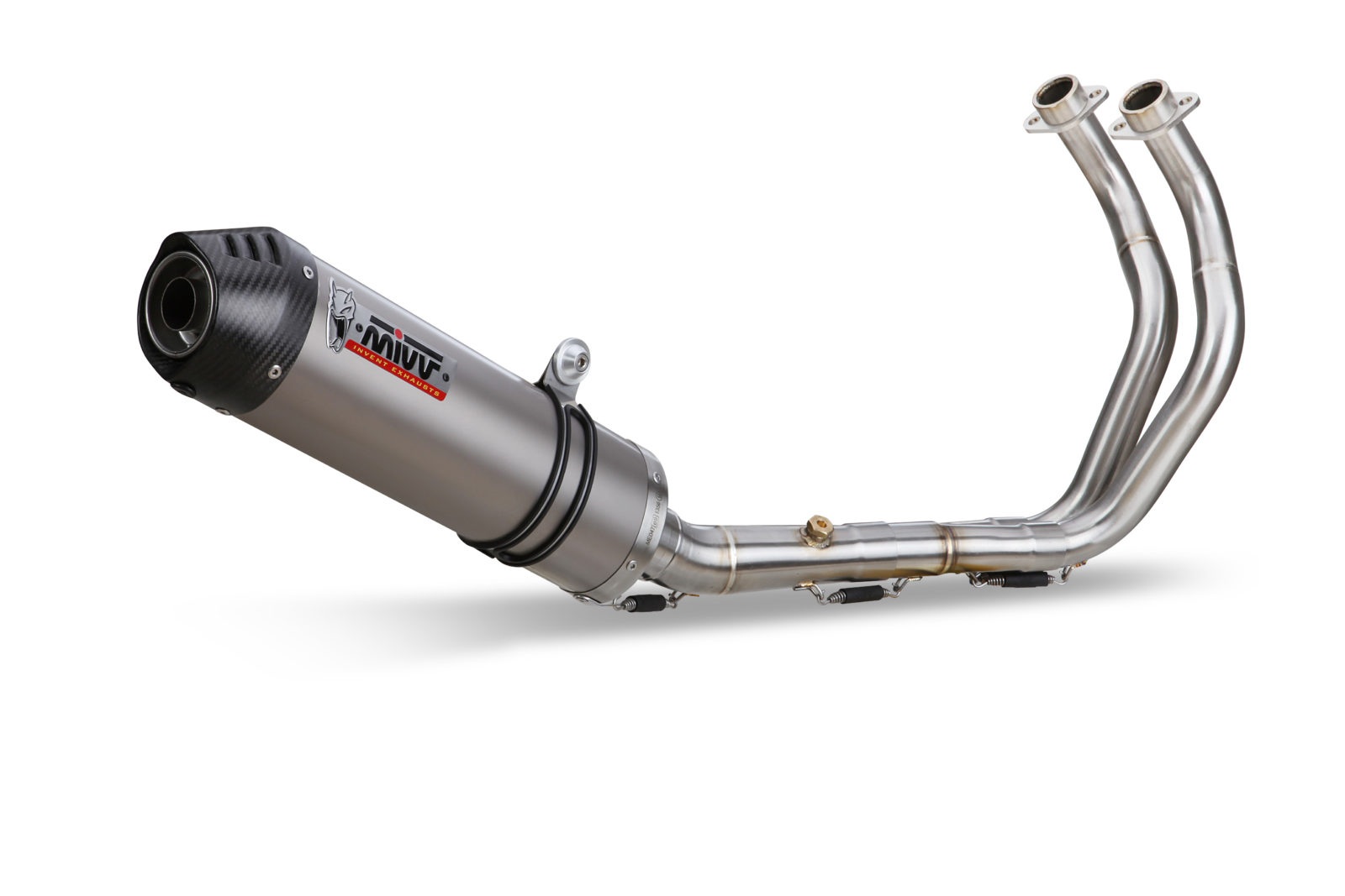 MIVV Oval compleet uitlaatsysteem Yamaha Tracer 7 / 700 (2016-2024) BI-1122901001