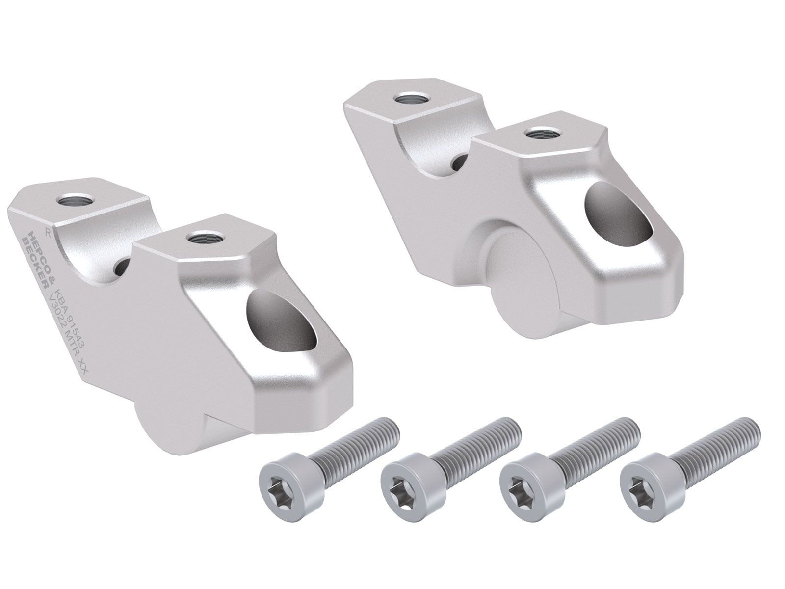 Hepco en Becker stuur offset risers BMW F800 GS (2024-)