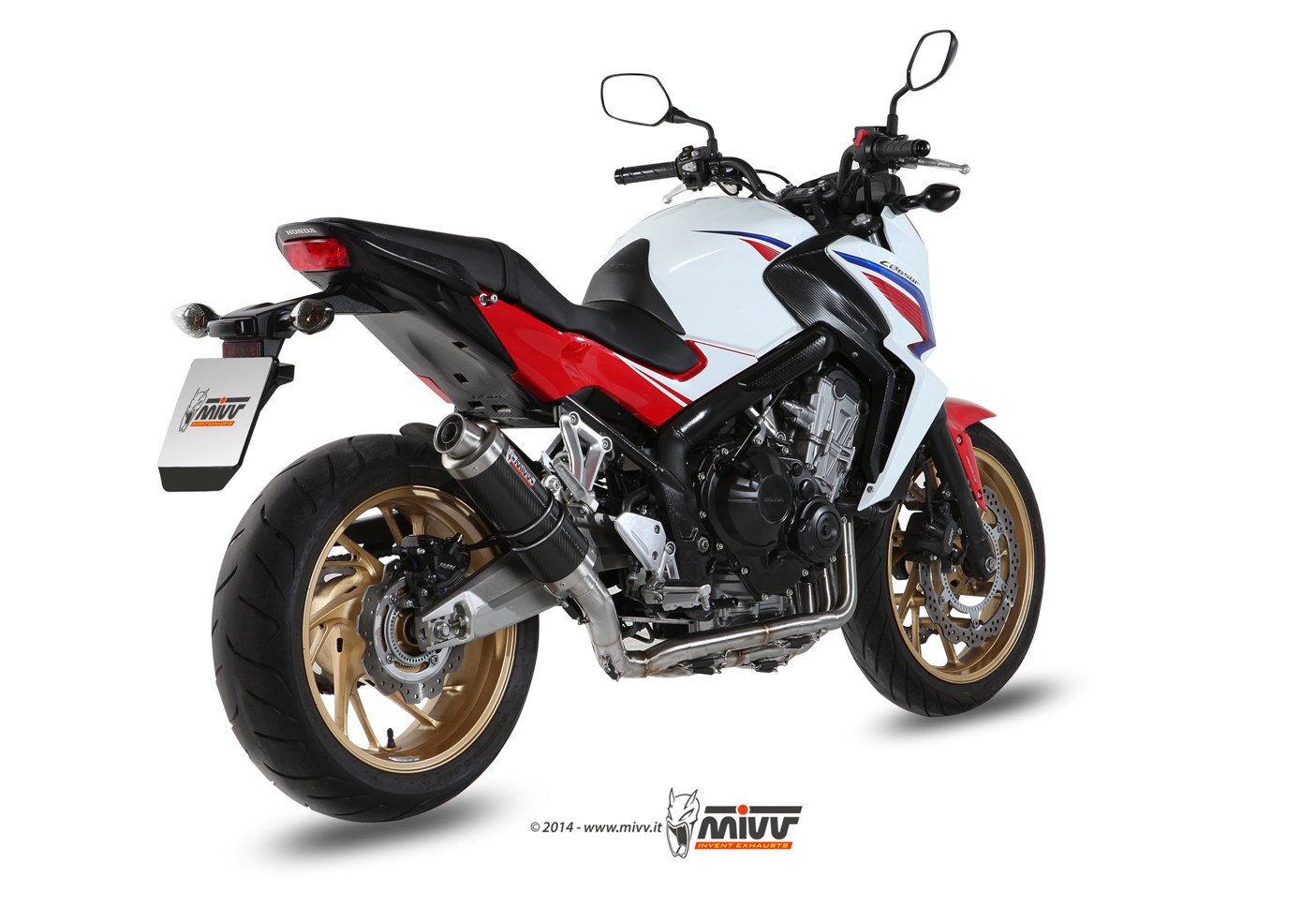 MIVV GP compleet uitlaatsysteem Honda CB650F (2014-2018) BI-1088213001 2