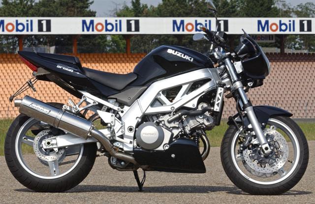 Bodis uitlaat Suzuki SV1000 N / S 2003-2009 Oval 1 RVS