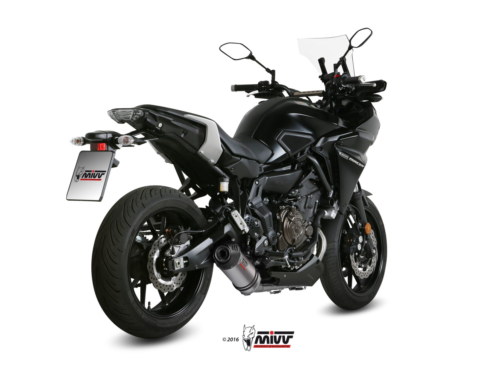 MIVV Oval compleet uitlaatsysteem Yamaha Tracer 7 / 700 (2016-2024) BI-1122901001 2