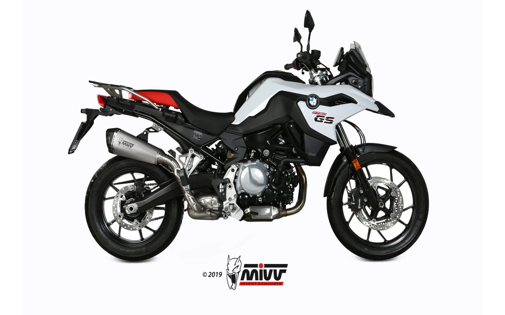 MIVV Delta Race Slip On uitlaat BMW F750 GS / F850 GS / Adventure (2018-2024) BI-1088543001 2