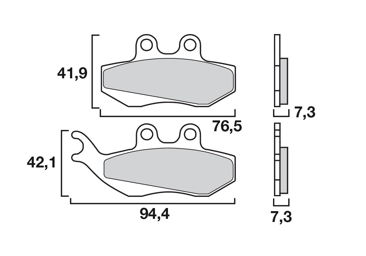 Brembo remblokken