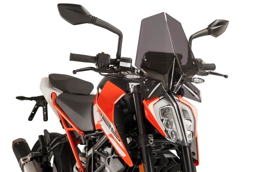 Puig windscherm KTM Duke 125 / 390 vanaf 2017 Sport  Puig windscherm KTM Duke 125 / 390 vanaf 2017 Sport