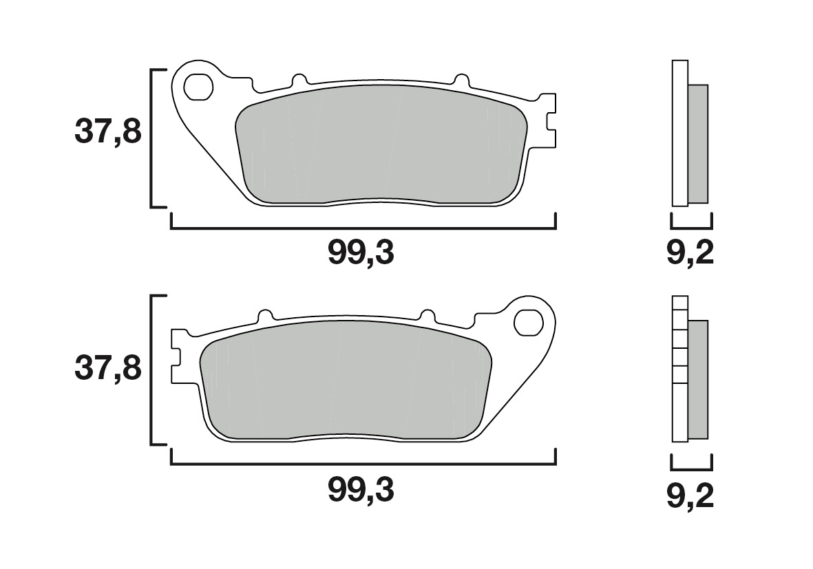 Brembo remblokken