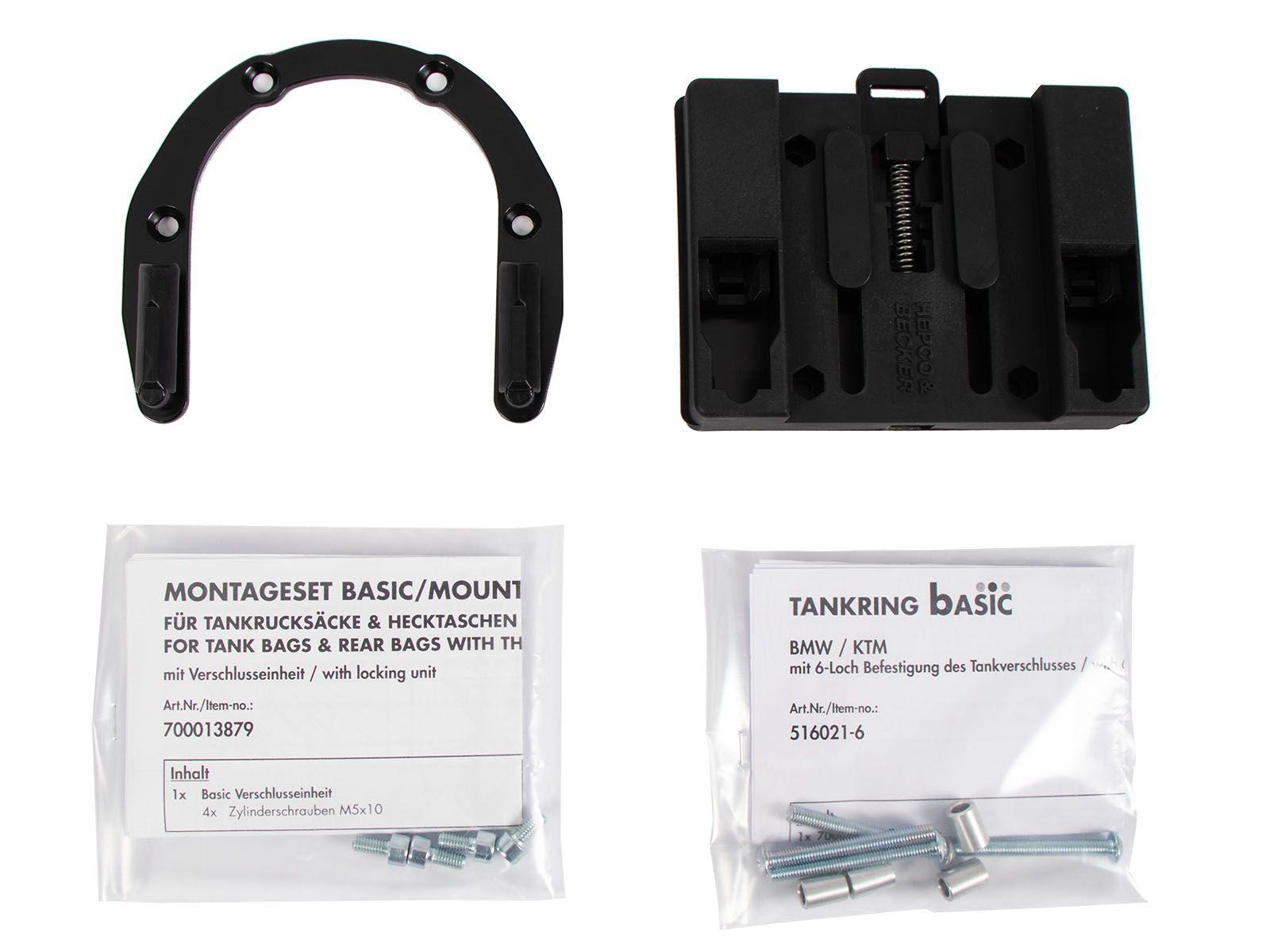 Hepco en Becker bevestiging Tanktas BMW R1250 RT (2019-2025) HE51665230001