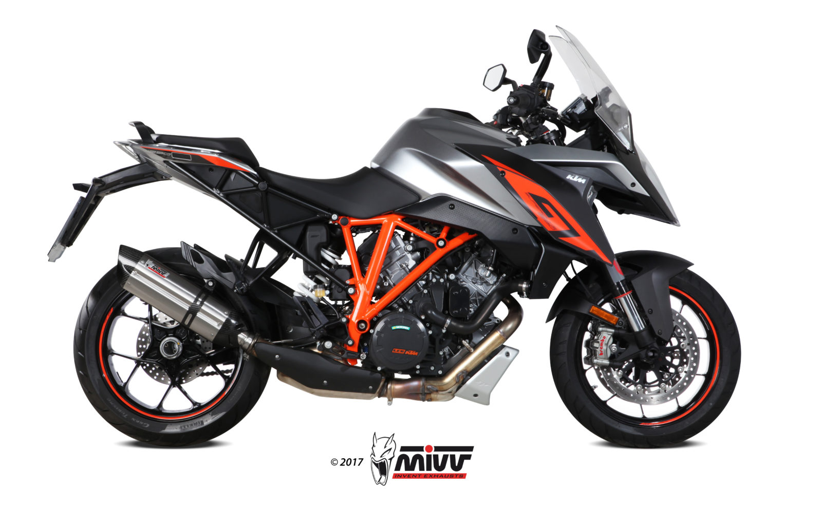 MIVV Suono Slip On uitlaat KTM 1290 Super Duke GT (2016-2024) BI-1089632002 1