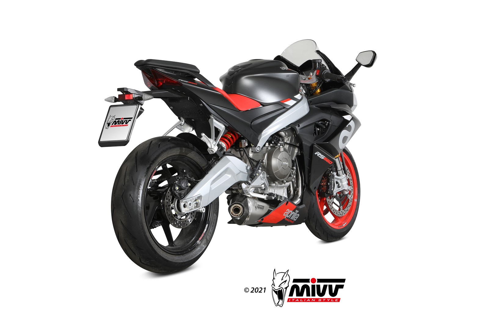 MIVV Delta Race compleet uitlaatsysteem Aprilia Tuono / RS 660 (2020-2024) BI-1128069001 3