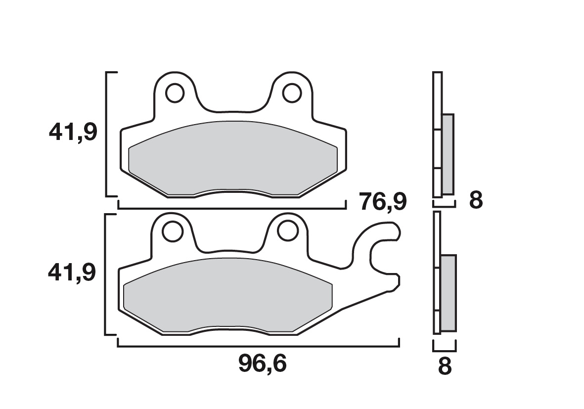 Brembo remblokken