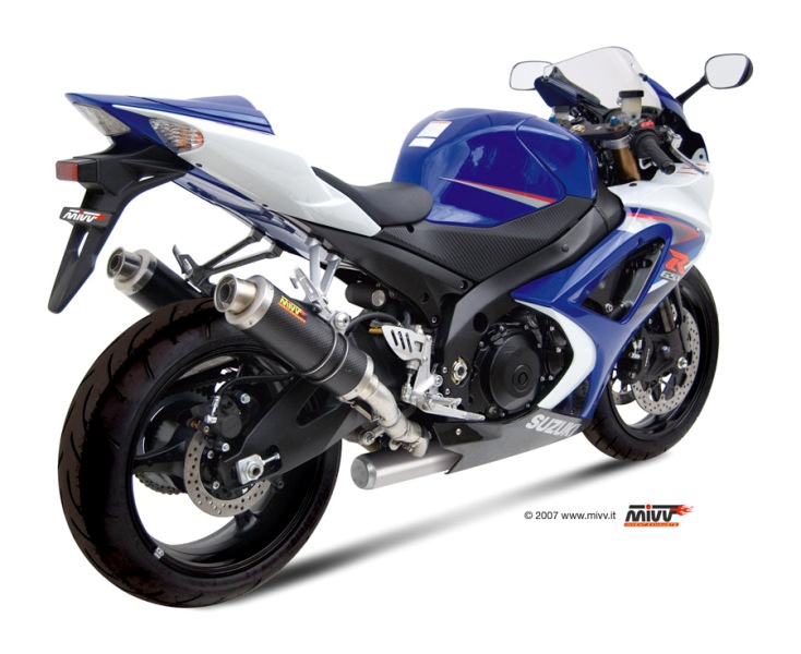 MIVV GP 2 Slip On uitlaat Suzuki GSX-R1000 (2007-2008) BI-1089411001 1